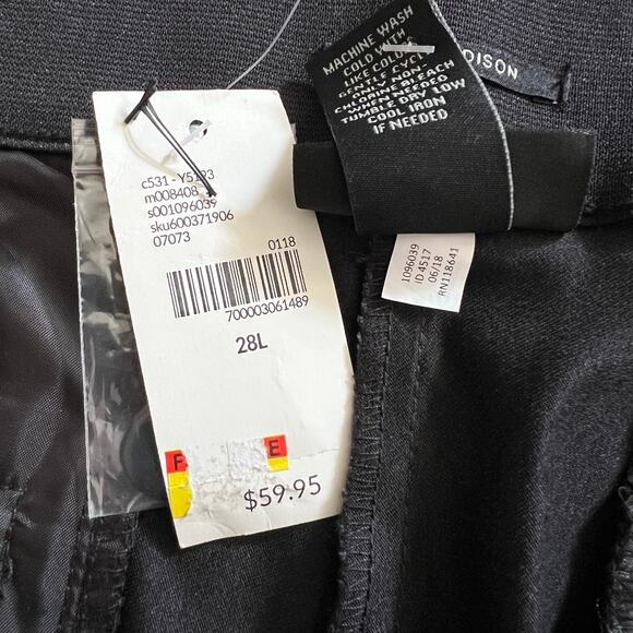 Lane Bryant The Madison Trouser Pants 28 Long Tall Straight High Rise Work New - Picture 8 of 8